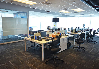 Implementación oficinas Direct TV, Lima